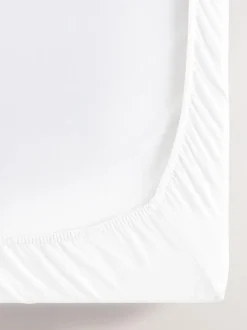 Next 2 Pack White 100% Cotton Jersey Baby Fitted Sheets