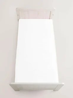 Next 2 Pack White 100% Cotton Jersey Baby Fitted Sheets
