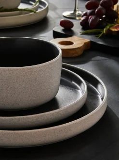 Next 12 Piece Otis Dinner Set Black Online