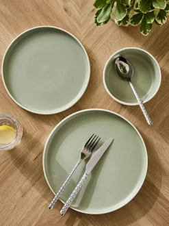 Next 12 Piece Otis Dinner Set Green Outlet