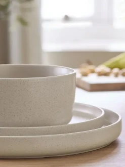 Next 12 Piece Otis Dinner Set Natural Sale