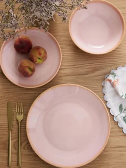 Next 12 Piece Hampton Dinner Set Pink Online