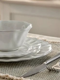 Next 12 Piece White Sadie Dinner Set Hot