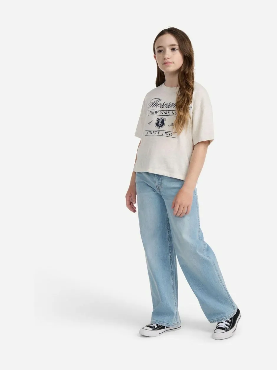 Abercrombie & Fitch High Rise Wide Leg Jeans Blue Best