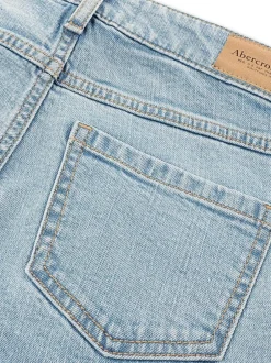 Abercrombie & Fitch High Rise Wide Leg Jeans Blue Best