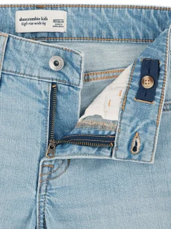 Abercrombie & Fitch High Rise Wide Leg Jeans Blue Best
