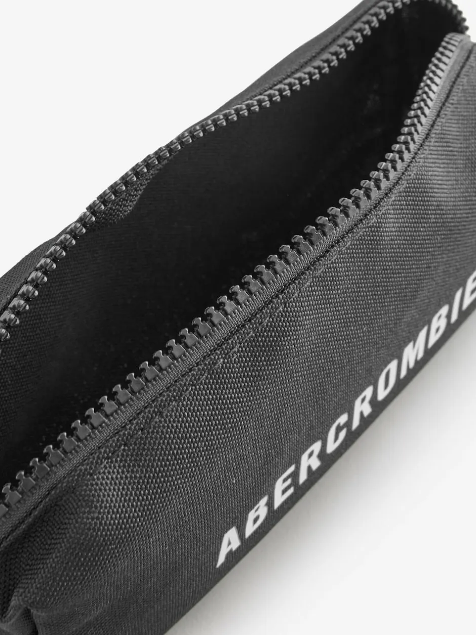 Abercrombie & Fitch Blue Logo Backpack With Pencil Case Discount