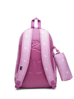 Abercrombie & Fitch Pink Backpack with Pencil Case Clearance