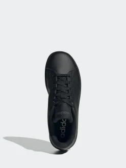 adidas Advantage Base 2.0 Lace Junior Trainers Black Sale