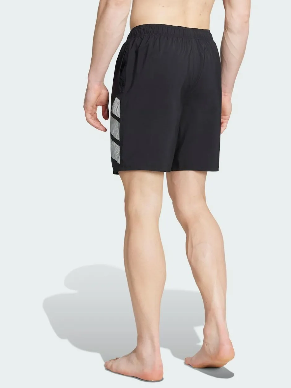adidas Black Big Bars Shorts 8-Inch