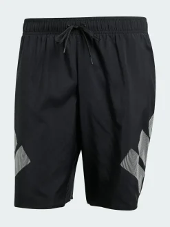 adidas Black Big Bars Shorts 8-Inch
