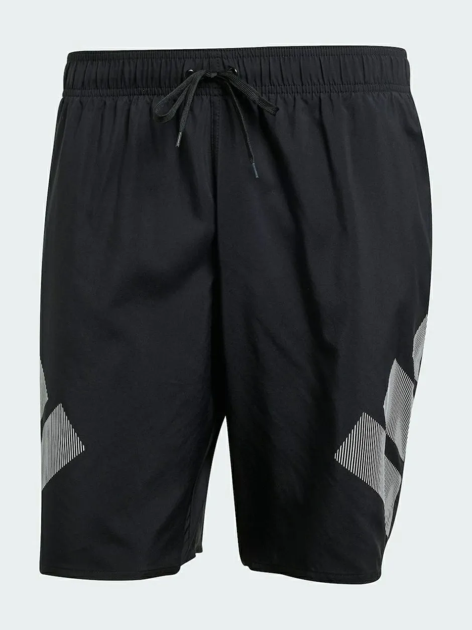 adidas Black Big Bars Shorts 8-Inch