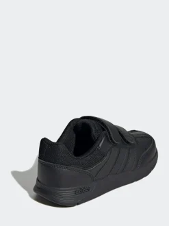 adidas Black Chrome Tensaur Switch Hook and Loop Kids Trainers Best