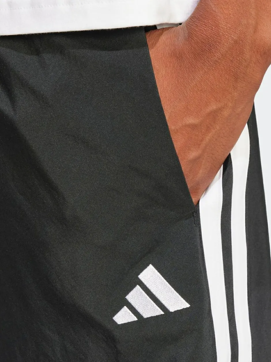 adidas Black Essentials 3-Stripes Chelsea Shorts New