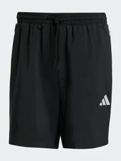 adidas Black Essentials 3-Stripes Chelsea Shorts New
