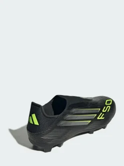 adidas Black F50 League Laceless Firm/Multi-Ground Boots Hot