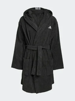 adidas Black Hooded Dressing Gown Best