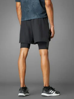 adidas Black 2-in-1 Shorts Sale