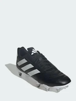 adidas Black Kakari Elite Soft Ground Rugby Boots New