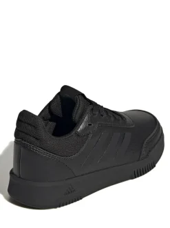 adidas Black Lace Up Tensaur Kids Trainers Best