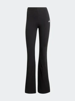 adidas Black Small Logo Flare Leggings Sale