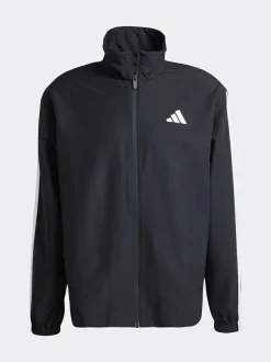 adidas Sportswear Basic 3-Stripes Woven Tracksuit Black