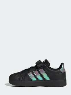 adidas Black Streettalk Children Shoes Sale
