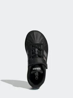 adidas Black Streettalk Children Shoes Sale