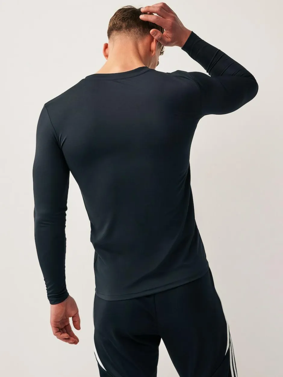 adidas Teamwear Base Layer Long Sleeve Top Black Online