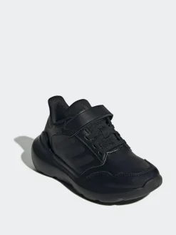 adidas Black Tensaur Run 3.0 Hook and Loop Kids Trainers Clearance