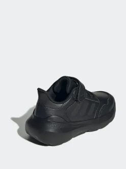 adidas Black Tensaur Run 3.0 Hook and Loop Kids Trainers Clearance