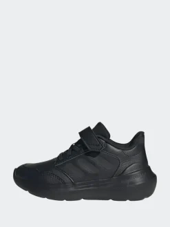 adidas Black Tensaur Run 3.0 Hook and Loop Kids Trainers Clearance