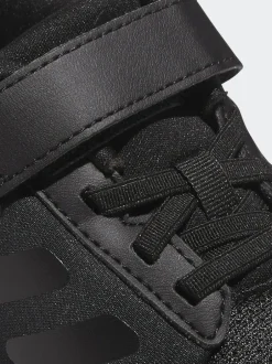 adidas Tensaur Run 2.0 Hook and Loop Kids Trainers Black