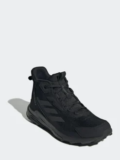 adidas Black Terrex Anylander Mid Hiking Shoes New