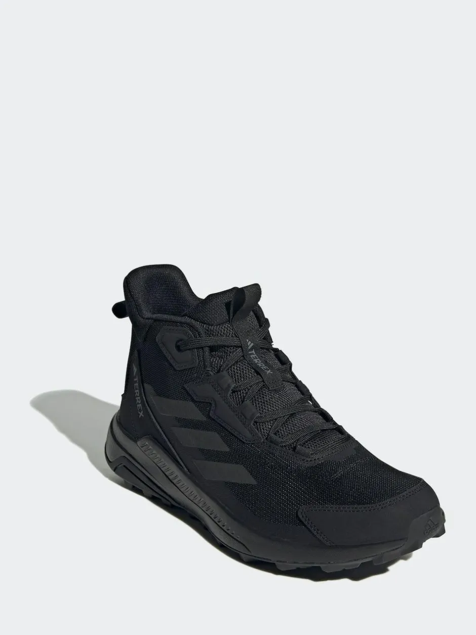 adidas Black Terrex Anylander Mid Hiking Shoes New