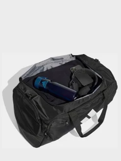 adidas Training Defender Medium Duffle Bag Black New