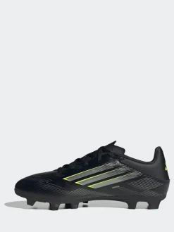adidas Black/Grey Adult F50 Club Firm/Multi Ground Boots Discount