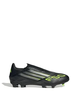 adidas Black/Grey Adult F50 League Laceless Firm/Multi Ground Boots New