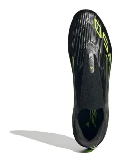 adidas Black/Grey Adult F50 League Laceless Firm/Multi Ground Boots New