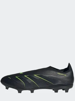adidas Black/Grey Adult Predator League Laceless Firm/Multi Ground Boots New