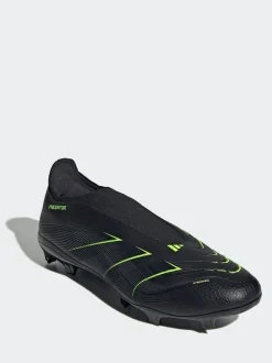 adidas Black/Grey Adult Predator League Laceless Firm/Multi Ground Boots New