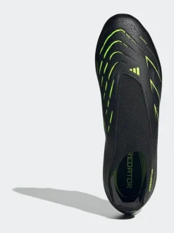 adidas Black/Grey Adult Predator League Laceless Firm/Multi Ground Boots New