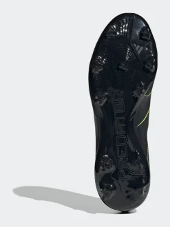 adidas Black/Grey Adult Predator League Laceless Firm/Multi Ground Boots New