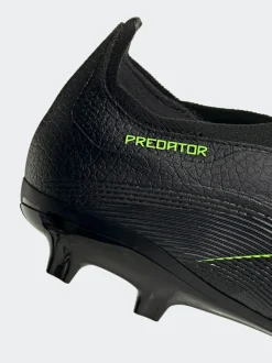 adidas Black/Grey Adult Predator League Laceless Firm/Multi Ground Boots New