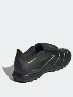 adidas Black/Grey Adult Predator League Fold-Over Tongue Turf Boots Hot