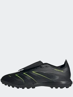 adidas Black/Grey Adult Predator League Fold-Over Tongue Turf Boots Hot