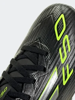 adidas Black/Grey Kids F50 League Firm/Multi Ground Boots Clearance