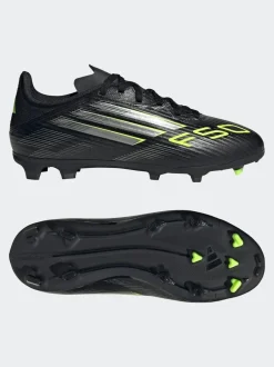 adidas Black/Grey Kids F50 League Firm/Multi Ground Boots Clearance