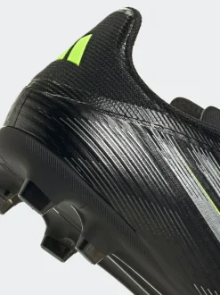 adidas Black/Grey Kids F50 League Firm/Multi Ground Boots Clearance