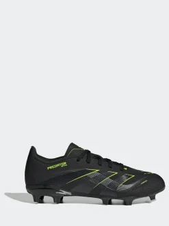 adidas Black/Grey Kids Predator League Firm/Multi Ground Boots New